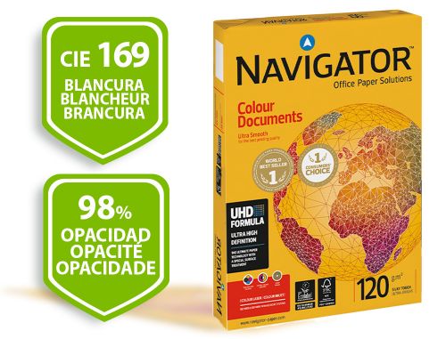 Papel fotocopia navigator din a4 pack 250 folhas 120 gr , Navigator , 28316 , 5602024104891